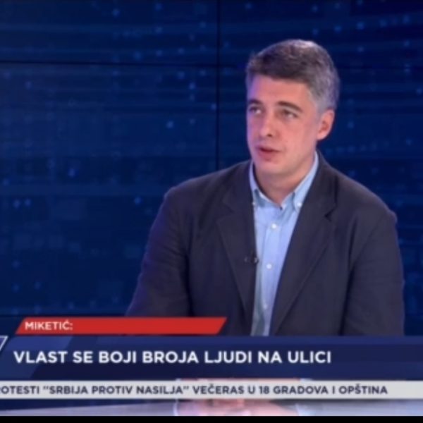 Miketić: Promene kreću iz Beograda, izbori nakon ispunjenja zahteva