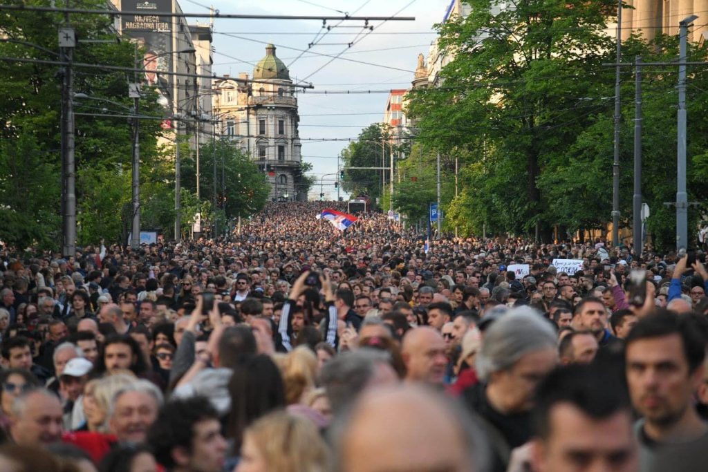 protest Srbija protiv nasilja